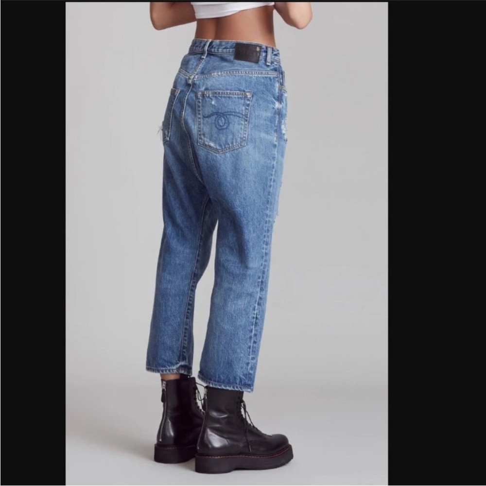 R13 Tailored Drop Jeans in Bain Size 28 - Picture 2 of 16